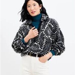 Fern Collared Cozy Sherpa Sweatshirt